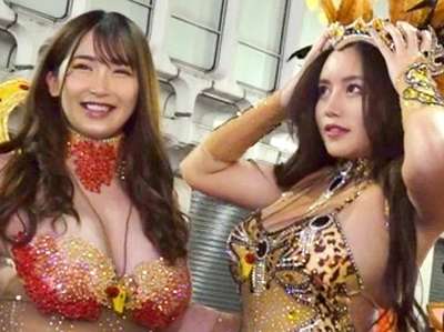 【企画ナンパ】エッチに乱れちゃう爆乳ダイナマイト極スタイル美ボディの露出狂ハーフ美女！放尿もあるよ！_の画像